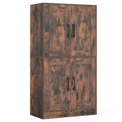 Bathroom Cabinet, 43.5 Inch, Doors, Adjustable Shelves, Rustic Brown Floor Cabinets at Gallery Canada