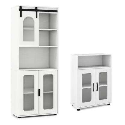 Tall Bathroom Cabinet Set with Floor Cabinet, White Floor Cabinets at Gallery Canada