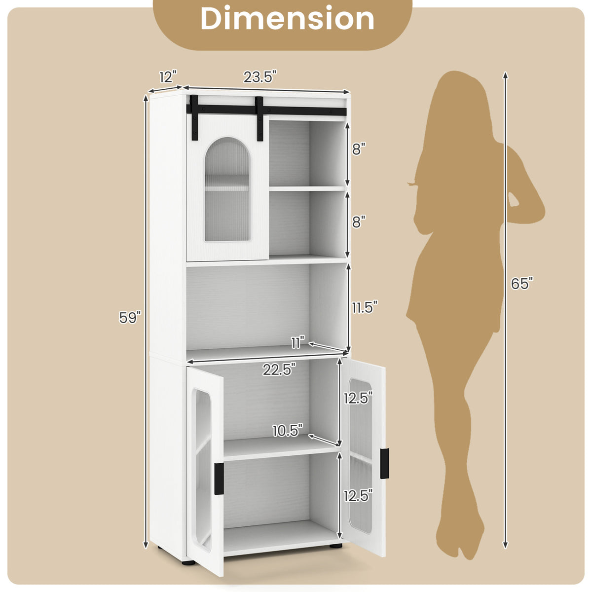 Tall Bathroom Cabinet Set with Floor Cabinet, White Floor Cabinets at Gallery Canada