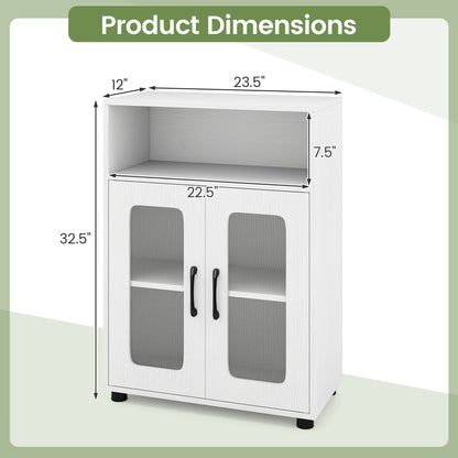 Tall Bathroom Cabinet Set with Floor Cabinet, White Floor Cabinets at Gallery Canada