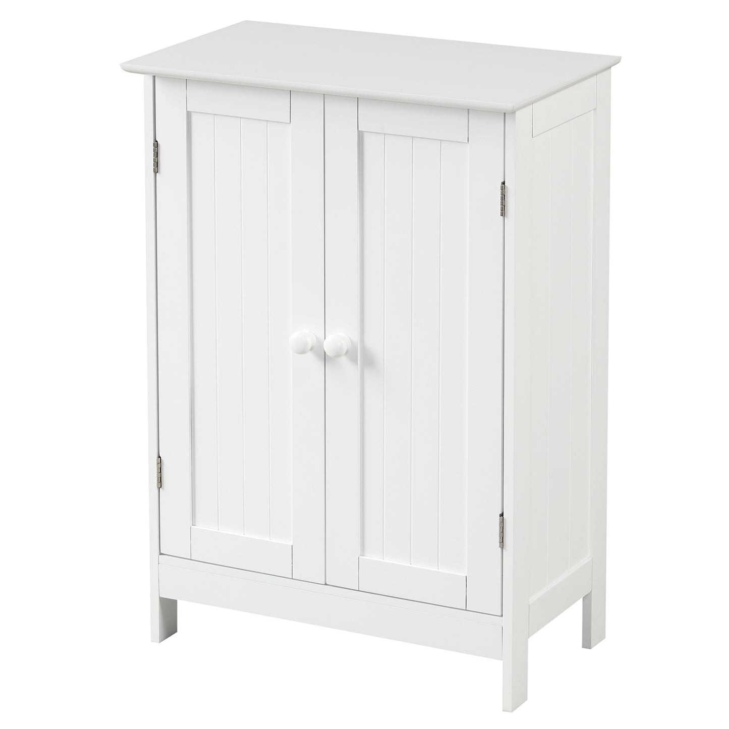 Bathroom Floor Storage Cabinet, Double Door, White Floor Cabinets at Gallery Canada