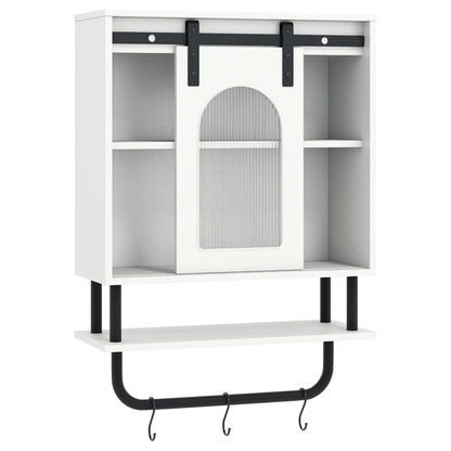 Bathroom Wall Cabinet, Sliding Barn Door, White Wall Cabinets at Gallery Canada