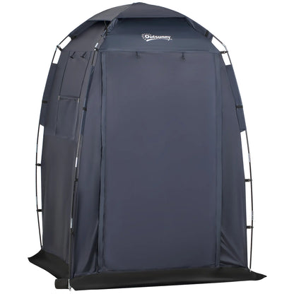 60" x 60" x 82" Shower Tent, Extra Wide Changing Room, Dark Blue Camping Tents at Gallery Canada