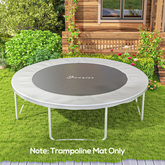 Trampoline Mat Replacement with Spring Pull Tool and 72 V-Hooks, Fits 12ft Trampoline, Using 5.5" Springs - Gallery Canada
