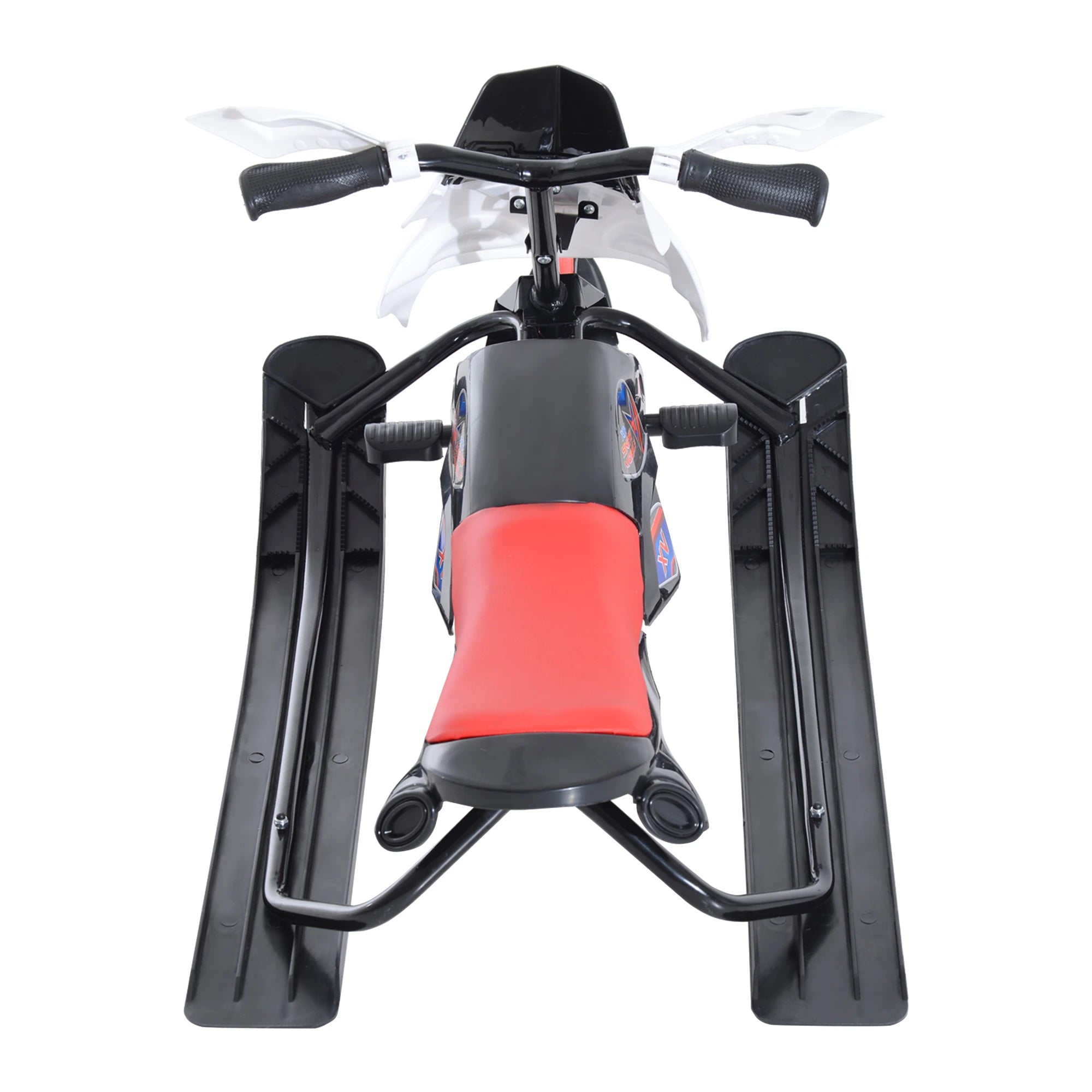 Kids Snow Racer Sled, Padded Rubber Seat, Wind Shield Handle, Anti-Slip Pedal Snow Scooters at Gallery Canada