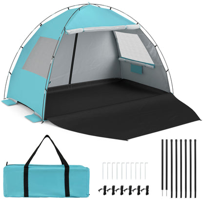 Beach Tent With Canopy, Pop-Up Easy Setup, UPF50+ Sun Protection, Blue Canopies at Gallery Canada