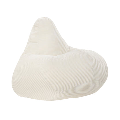 Bean Bag Chair, Accent Sofa, Skin-Friendly Corduroy, Soft Sponge, Off White Sofas & Loveseats at Gallery Canada