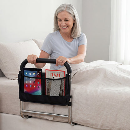 Bed Rails for Elderly Adults and Height Adjustable Bed Assist Safety Railings, Black Health Care at Gallery Canada