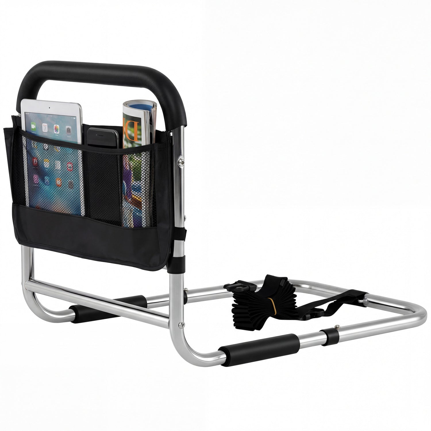 Bed Rails for Elderly Adults and Height Adjustable Bed Assist Safety Railings, Black Health Care Black at Gallery Canada