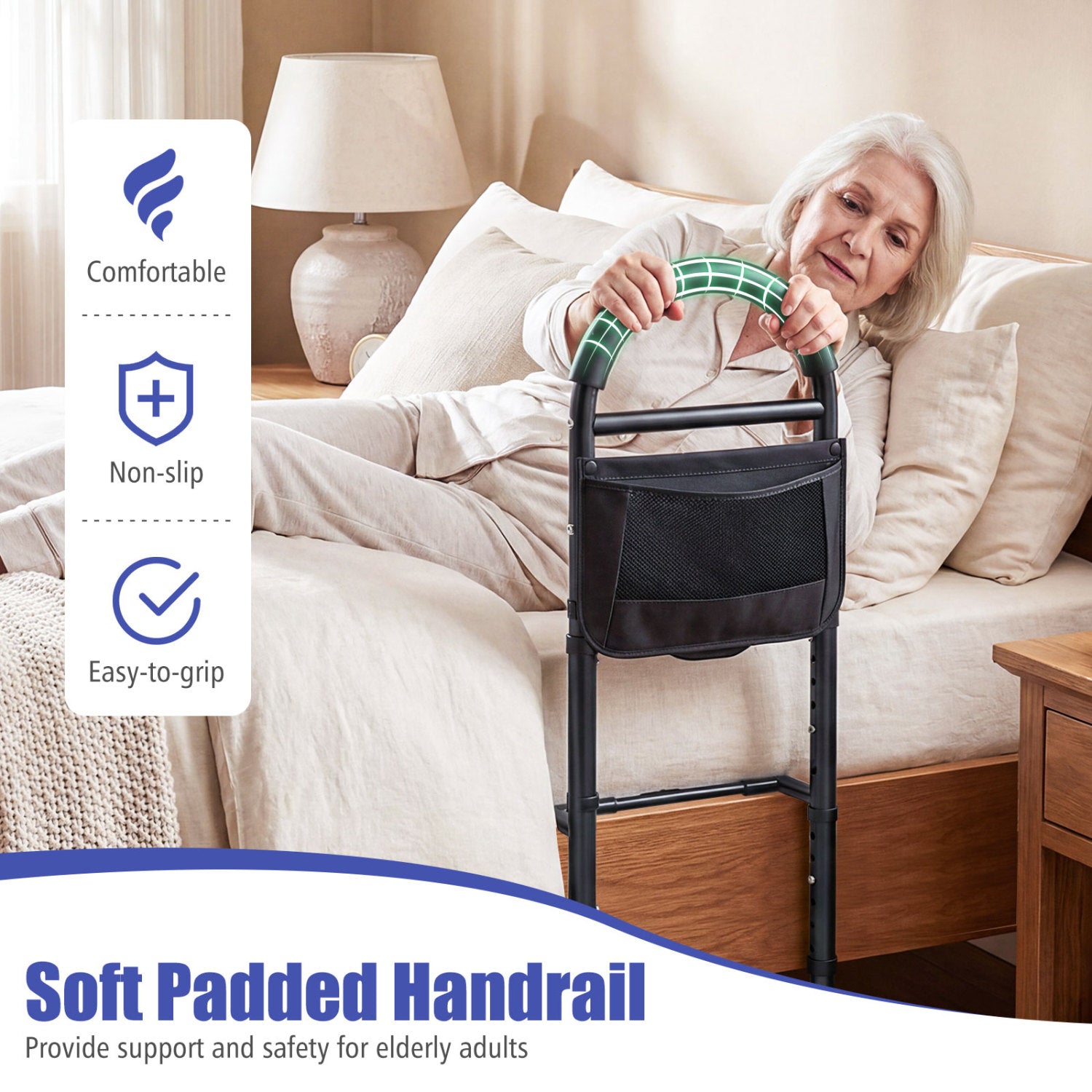 Bed Rails for Elderly, Height Adjustable Safety Railings Health Care at Gallery Canada
