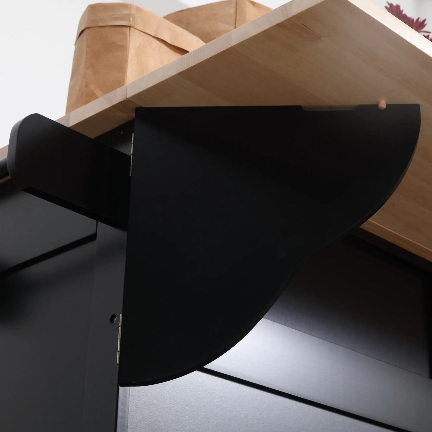 Kitchen Island with Storage, Drop Leaf, Rubber Wood Top, Black Kitchen Islands & Kitchen Carts at Gallery Canada