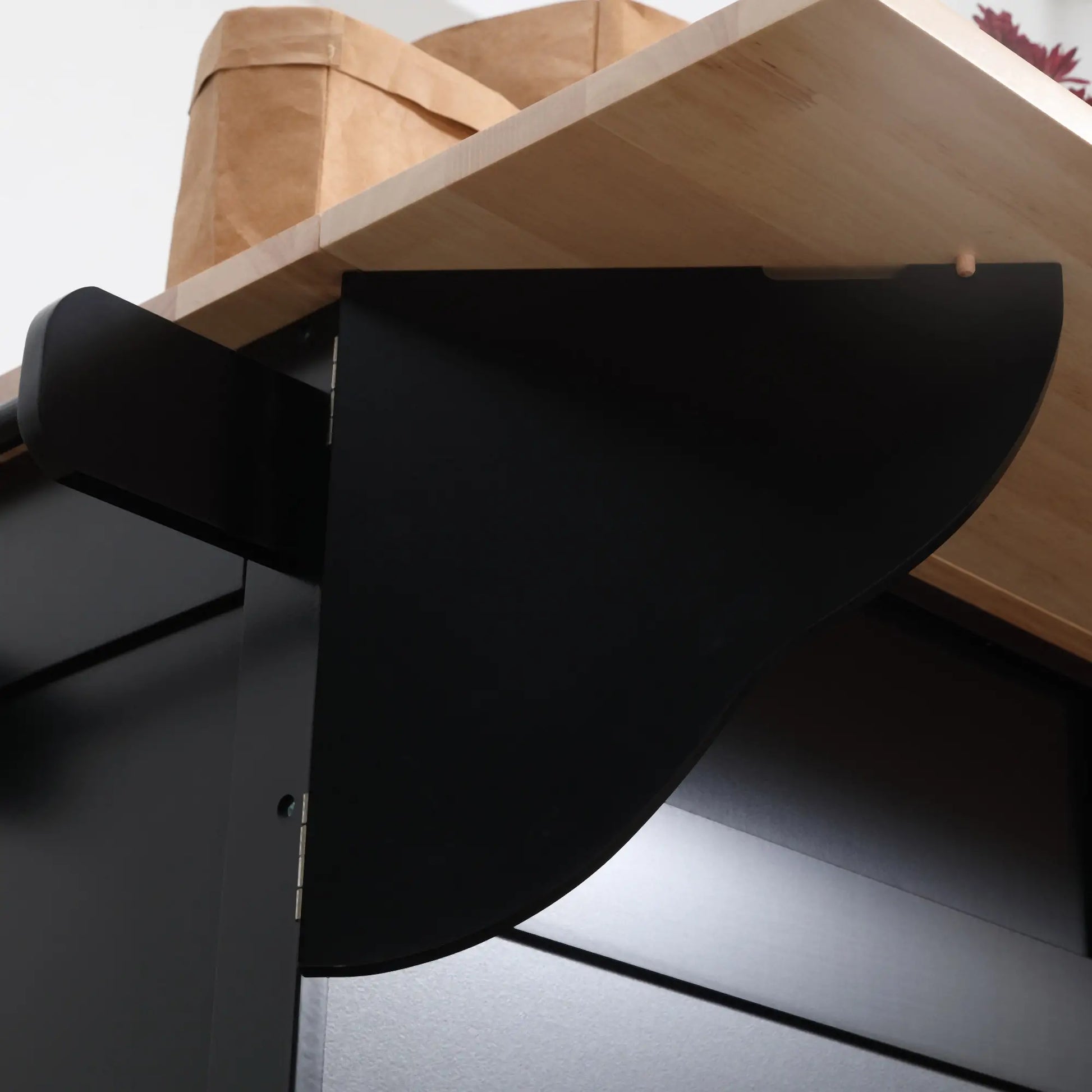 Kitchen Island with Storage, Drop Leaf, Rubber Wood Top, Black Kitchen Islands & Kitchen Carts at Gallery Canada