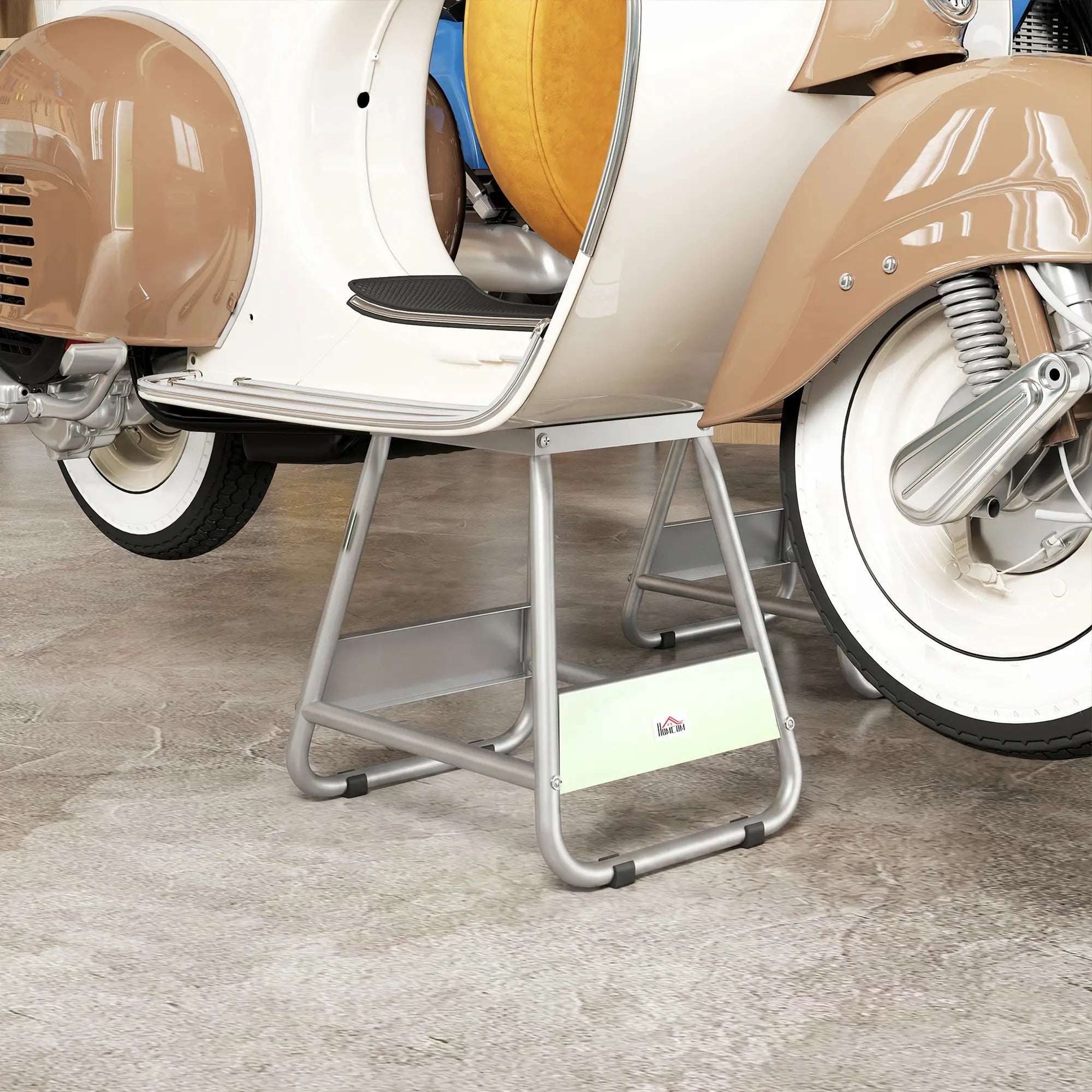 Universal Dirt Bike Stand, 1100 lbs, Detachable, Anti-Skid, Steel, Grey Automotive at Gallery Canada