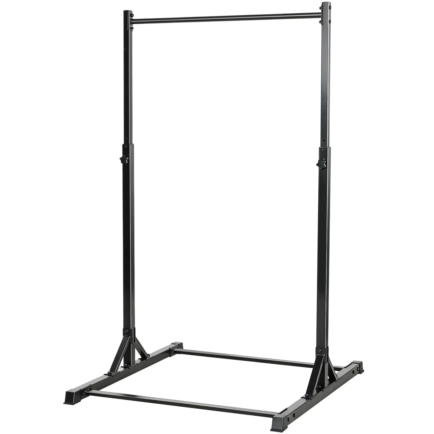 Portable Pull Up Station, Height Adjustable, 8 Levels, 440LBS Capacity Strength Training Equipment Black at Gallery Canada