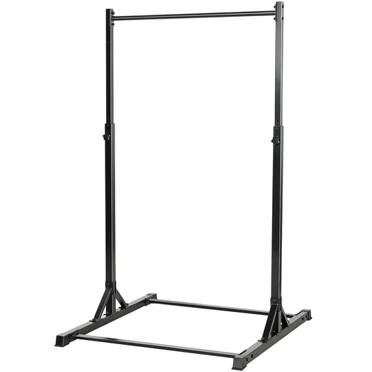 Portable Pull Up Station, Height Adjustable, 8 Levels, 440LBS Capacity Strength Training Equipment Black at Gallery Canada