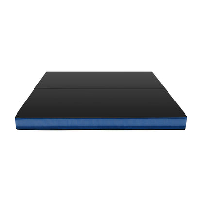Thick Bi-Fold Gymnastics Exercise Mat, Black Yoga & Gym Mats Black at Gallery Canada