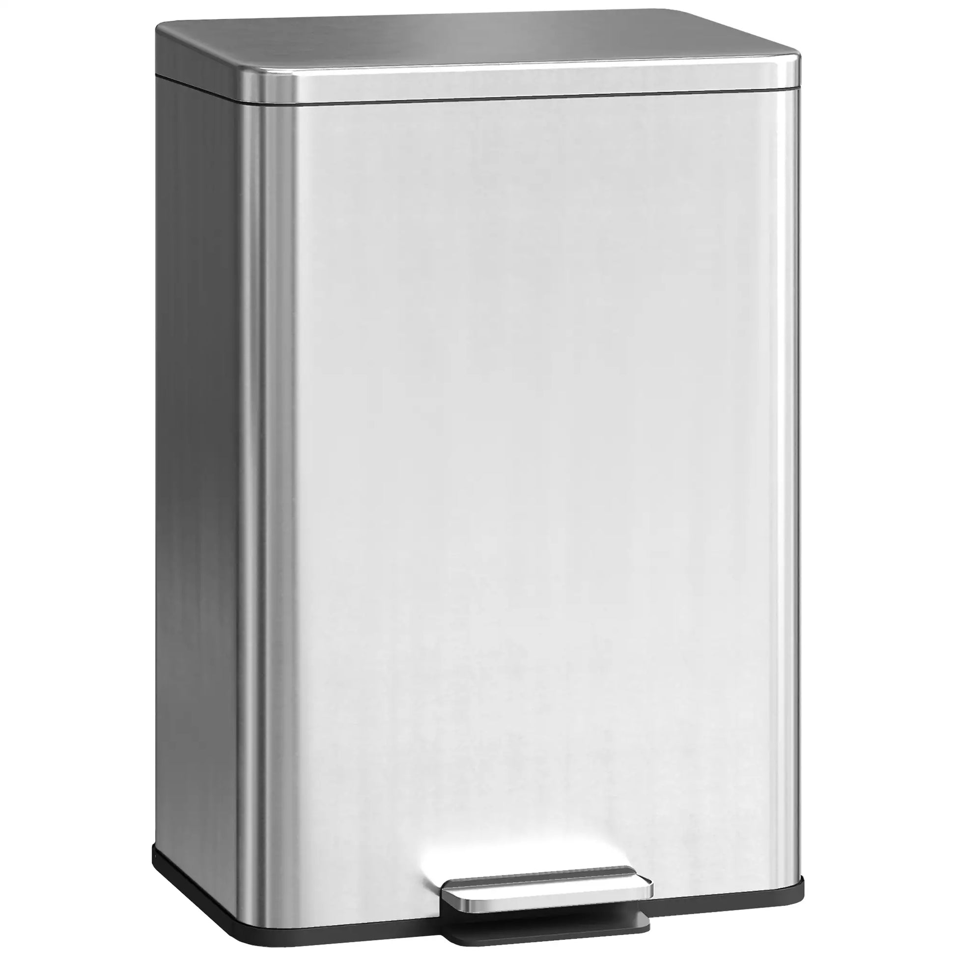 5.3 Gallon/20 L Garbage Bin, Soft Close Lid, Removable Bucket, Silver Small Kitchen Appliances at Gallery Canada