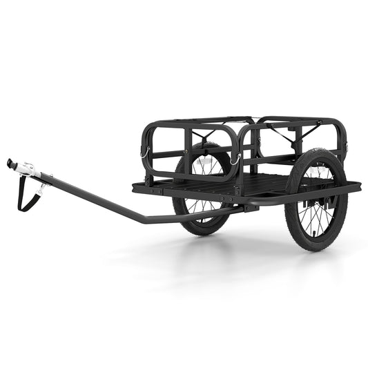 Heavy-Duty Bicycle Cargo Trailer Cart, Black Garages Black at Gallery Canada