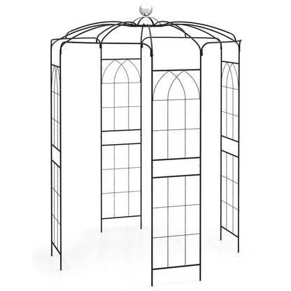 Birdcage Shape Gazebo, For Climbing Plants And Wedding Decoration, Black Outdoor Decor Black at Gallery Canada