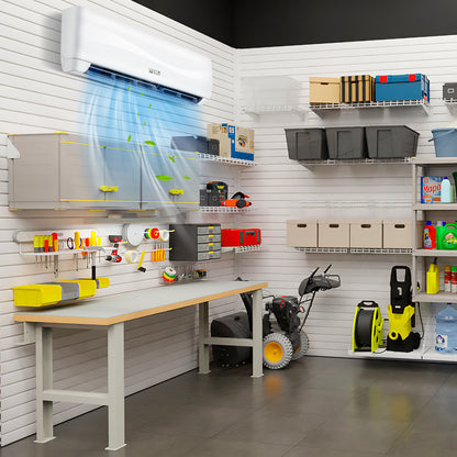 18000 BTU 19 SEER2 Ductless Mini Split AC And Heater, White Mini Split Air Conditioners at Gallery Canada