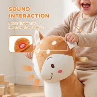 Deer Rocking Horse for Toddlers 1-3 Years, Brown