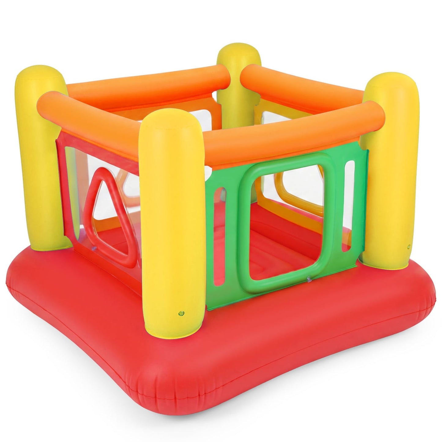 Blow Up Jumping House for Kids with Transparent Side Walls, Red Bounce House at Gallery Canada