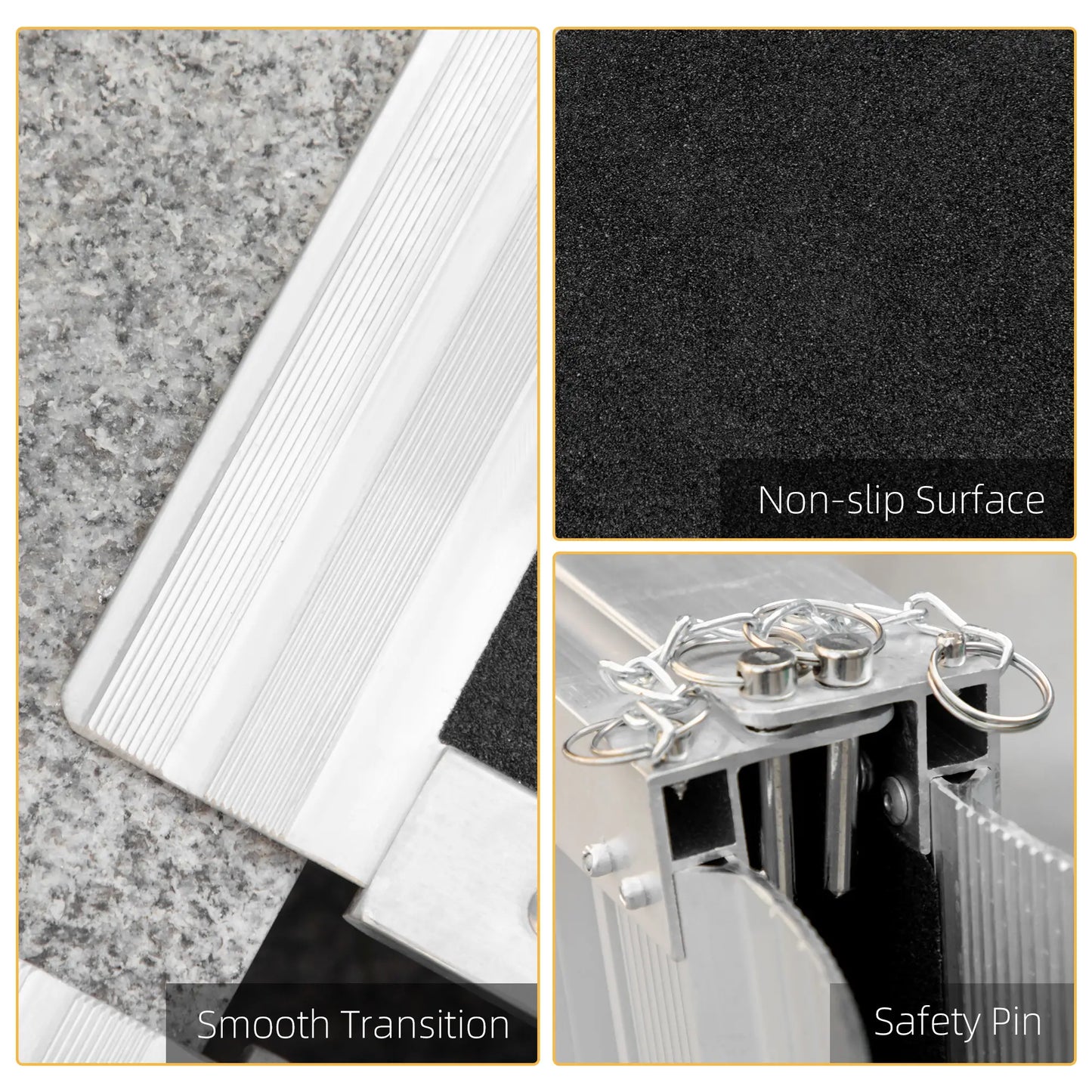 Foldable Portable Wheelchair Ramp, 5ft Knee Walker & Wheelchair Ramps at Gallery Canada