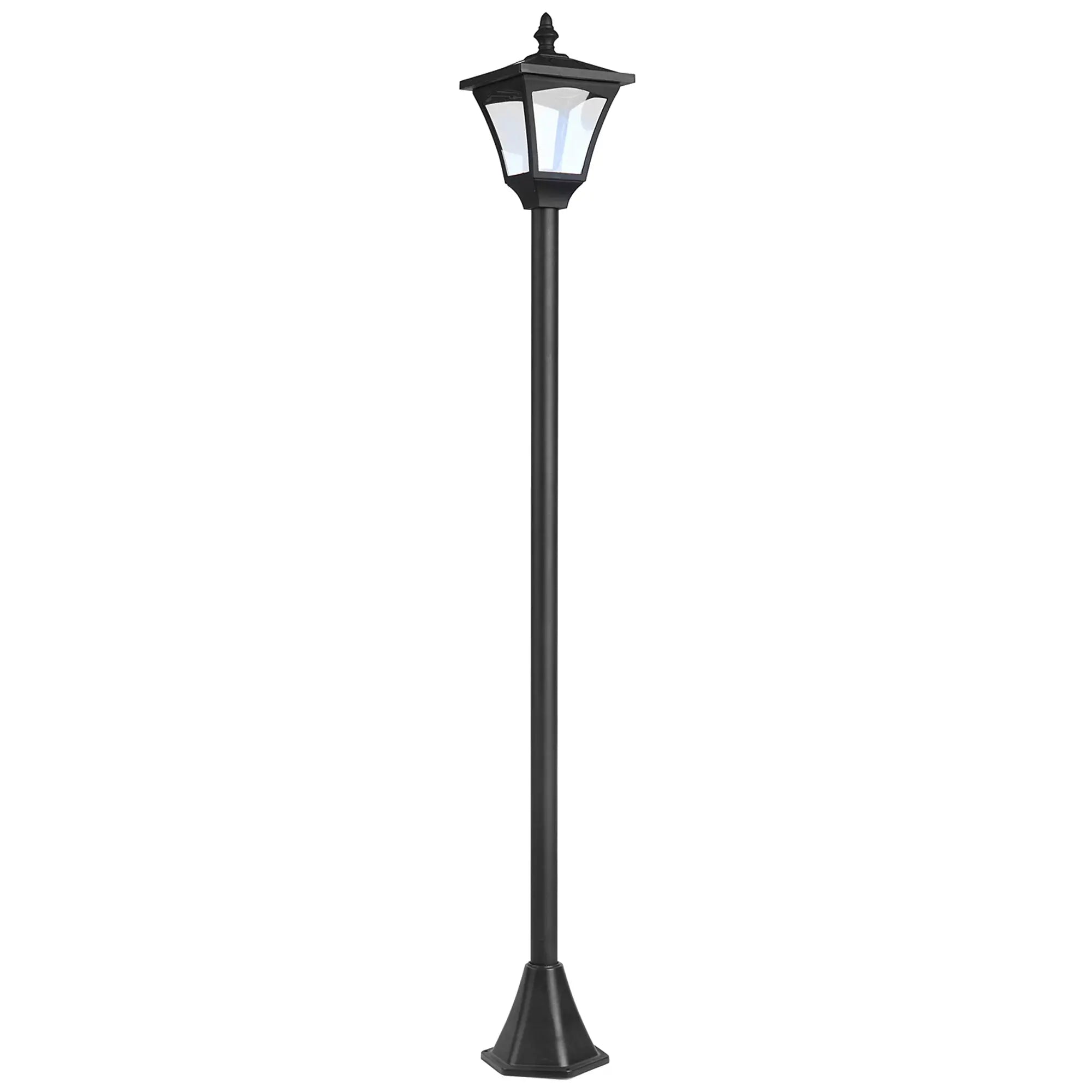 Solar Lamp Post, LED Streetlight, Outdoor Light, Waterproof, 47