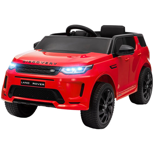 12V Ride On Car With Remote, Soft Start, LED Lights, Music Horn, Red Electric Toy Cars Red at Gallery Canada