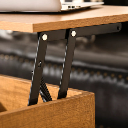 Lift Top Coffee Table, Hidden Storage, Living Room, Teak Coffee Tables at Gallery Canada