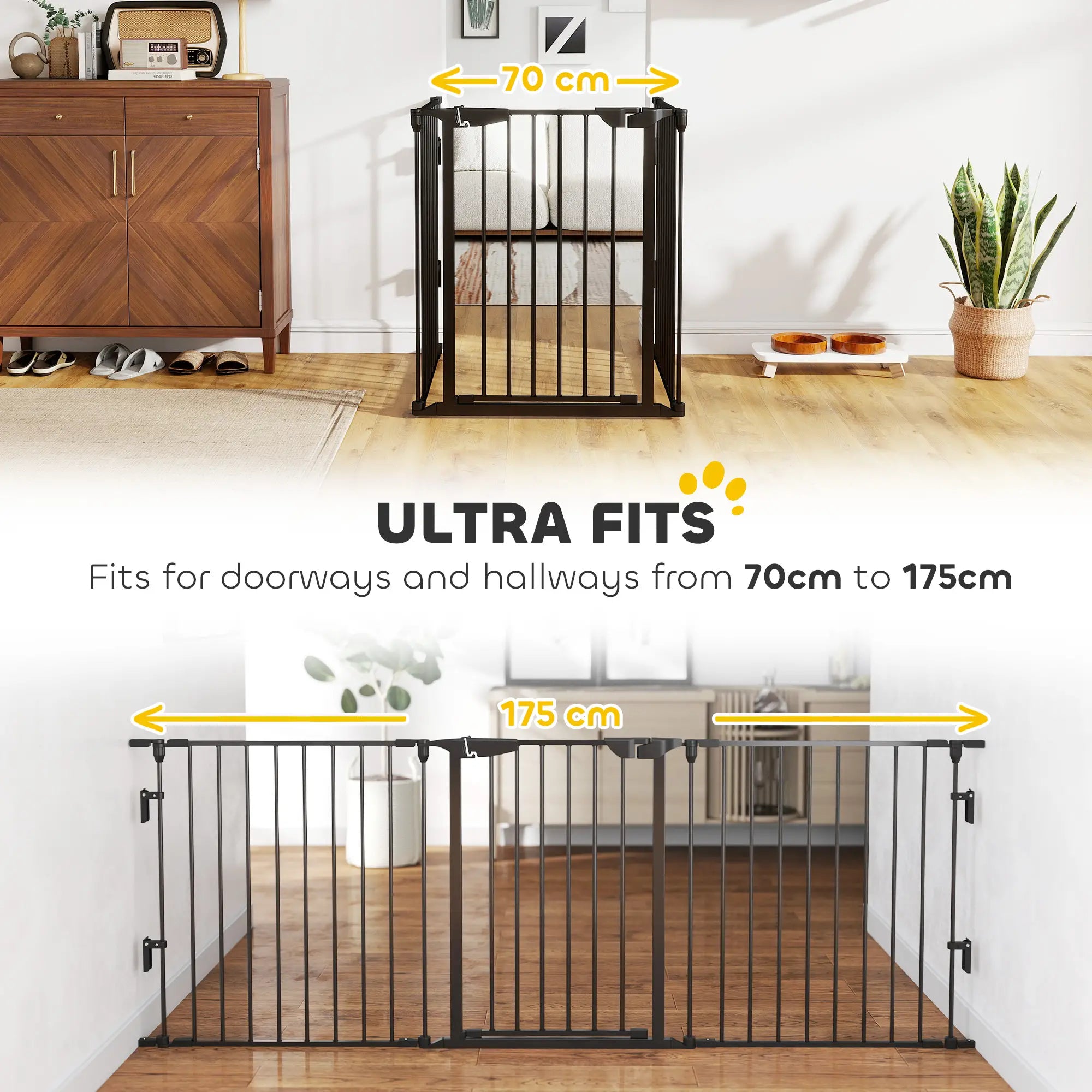 Foldable Dog Playpen, Indoor for Small Medium Dogs, Black Houses, Kennels & Pens at Gallery Canada