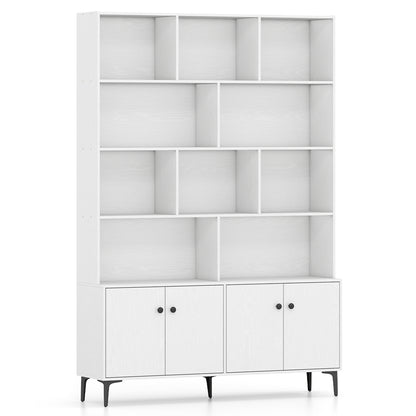 4 Door Bookshelf With 2 Anti-Tipping Kits, White Bookcases at Gallery Canada