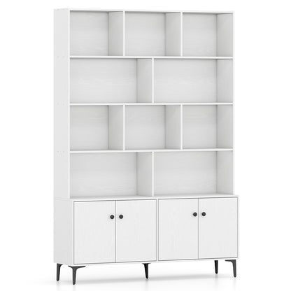 4 Door Bookshelf With 2 Anti-Tipping Kits, White Bookcases at Gallery Canada
