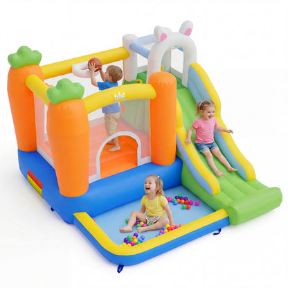 Kids Bounce House, Climbing Wall, 480W Blower, Multicolor Bounce House at Gallery Canada