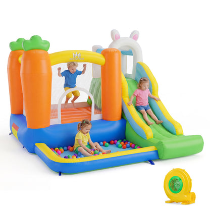 Kids Bounce House, Climbing Wall, 480W Blower, Multicolor Bounce House at Gallery Canada