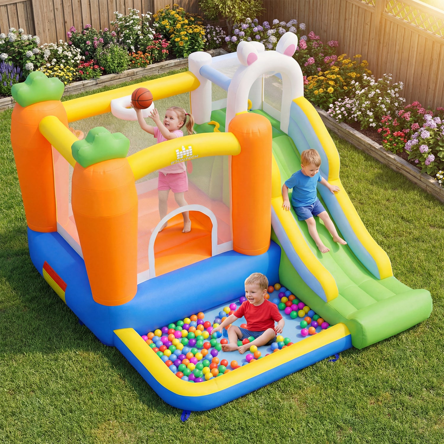 Kids Bounce House With Climbing Wall, Multicolor Bounce House at Gallery Canada
