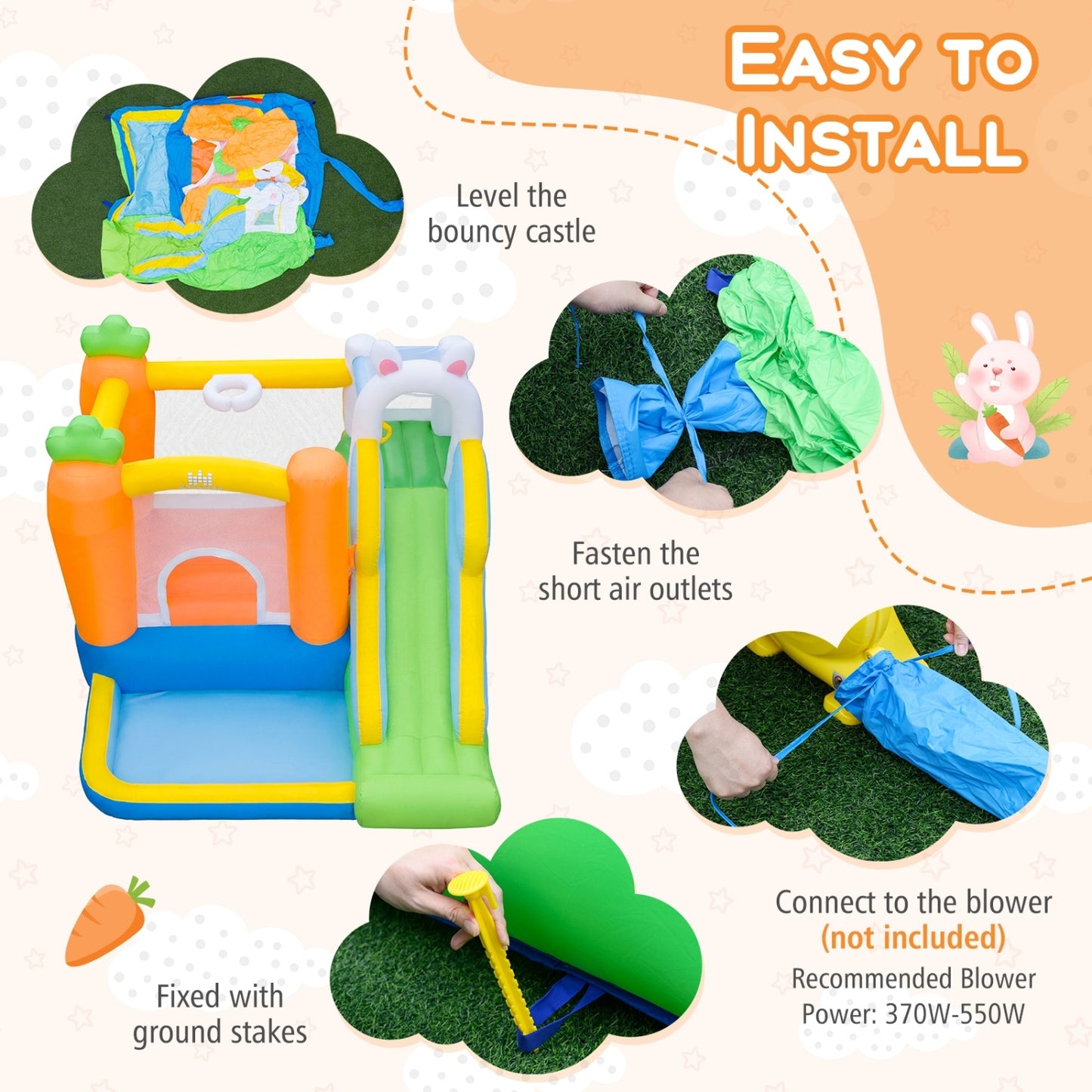 Kids Bounce House With Climbing Wall, Multicolor Bounce House at Gallery Canada