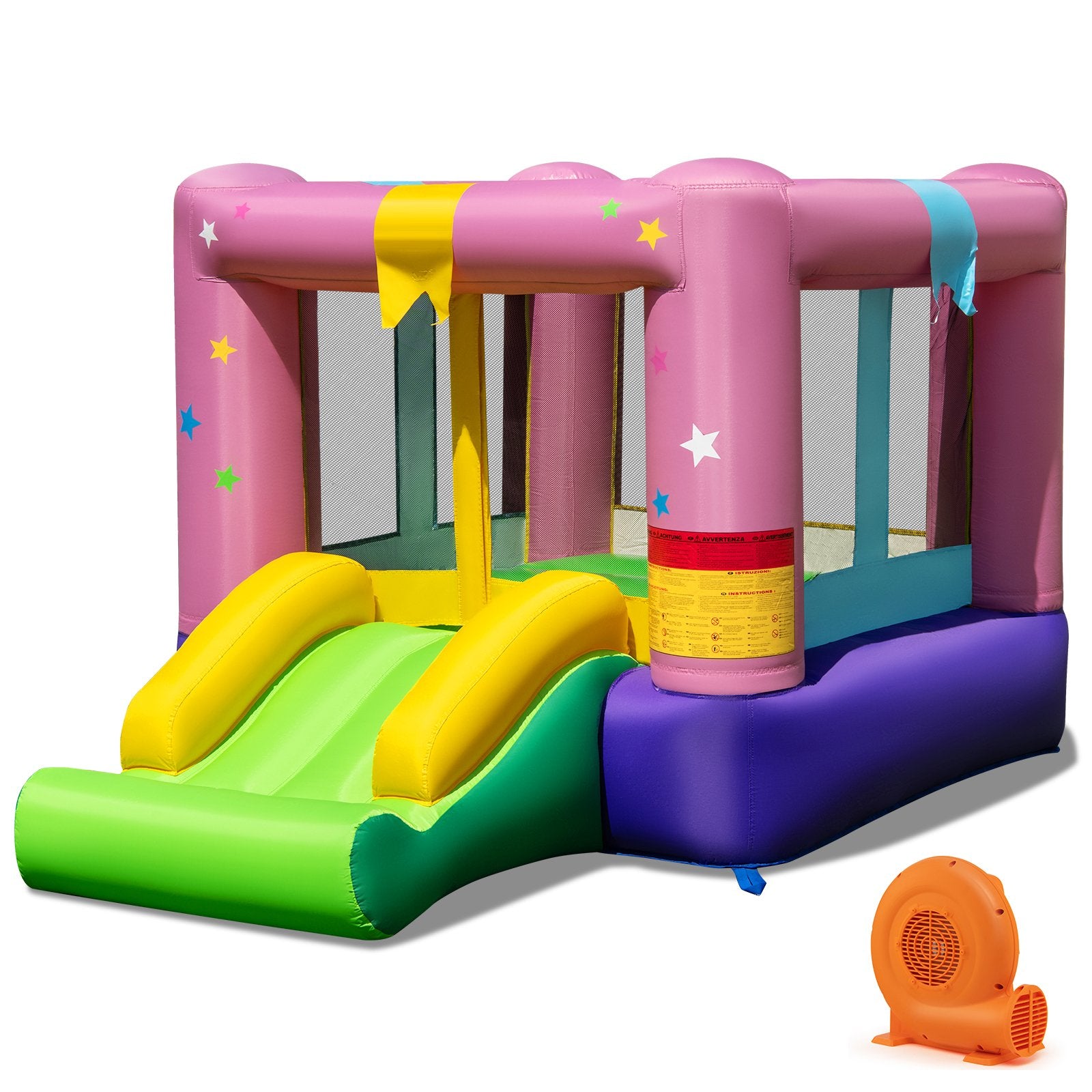 Bouncy Castle with Jumping Area and 520W Blower Bounce House Options at Gallery Canada