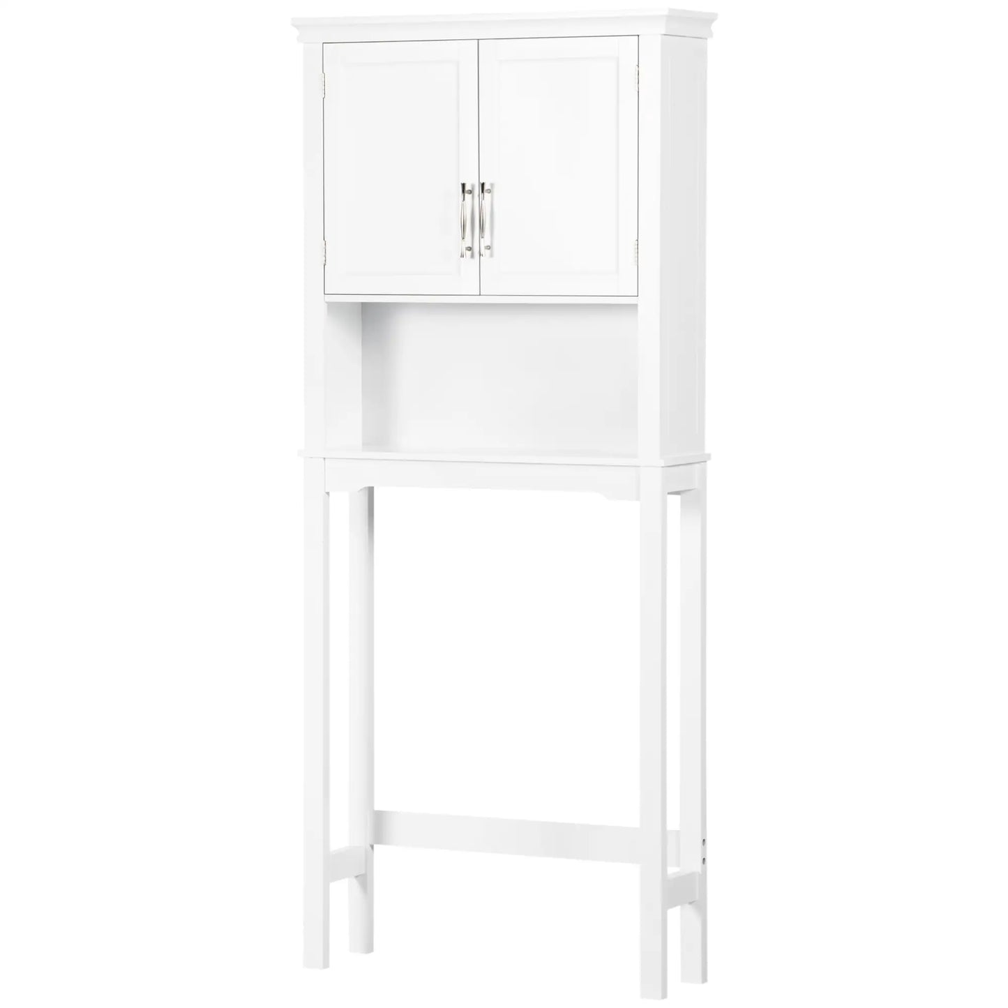 Over Toilet Storage Cabinet, Bathroom Cabinet with Doors, Shelves Over The Toilet Storage White at Gallery Canada