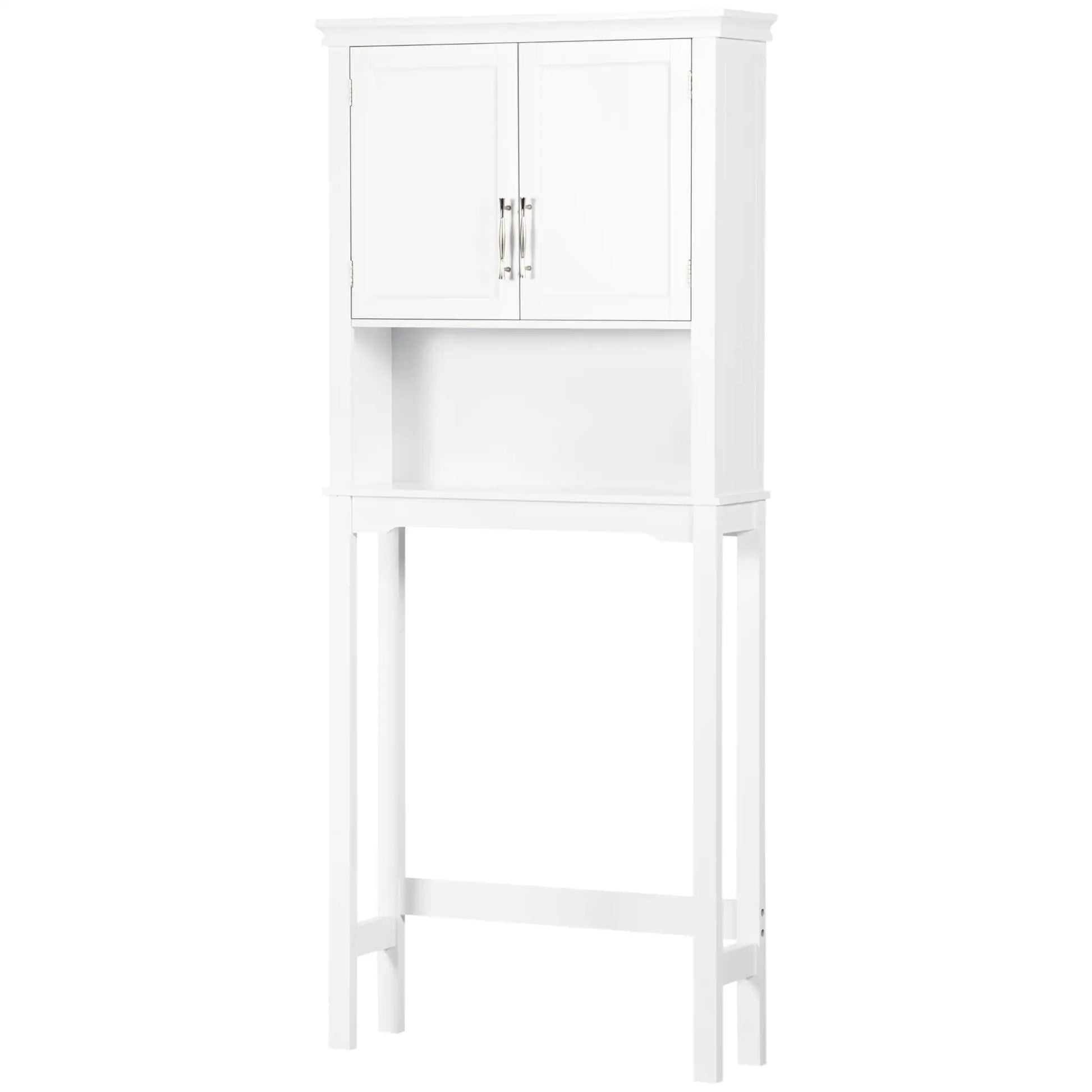 Over Toilet Storage Cabinet, Bathroom Cabinet with Doors, Shelves Over The Toilet Storage White at Gallery Canada