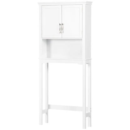 Over Toilet Storage Cabinet, Bathroom Cabinet with Doors, Shelves Over The Toilet Storage White at Gallery Canada