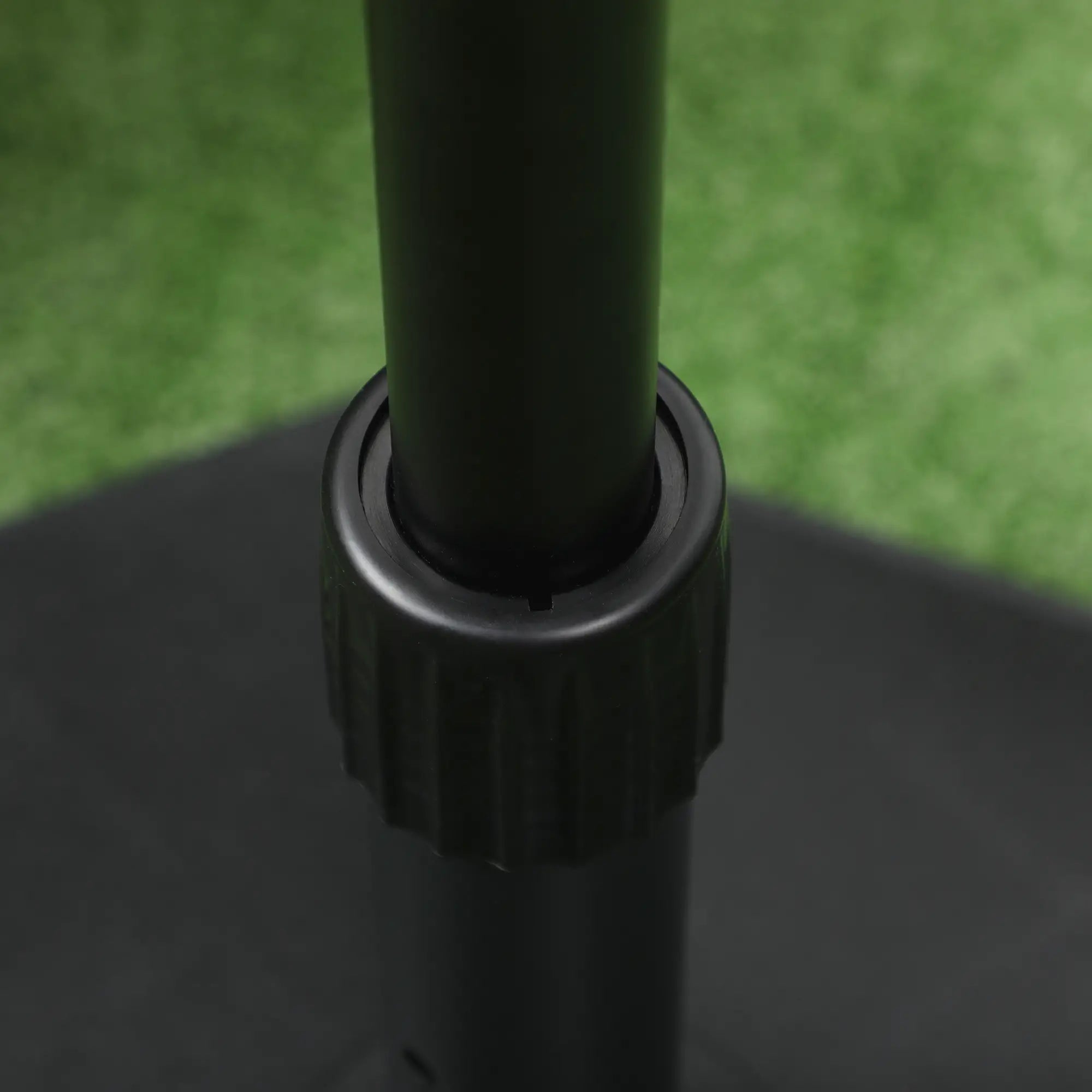 48lbs Concrete Umbrella Base, Outdoor Stand for Lawn, Deck, Garden, Black Umbrella Bases at Gallery Canada
