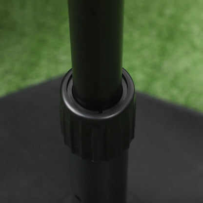 48lbs Concrete Umbrella Base, Outdoor Stand for Lawn, Deck, Garden, Black Umbrella Bases at Gallery Canada