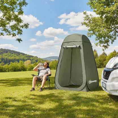 Pop Up Shower Tent, Portable Privacy Room, With Carrying Bag, Green Camping Tents at Gallery Canada