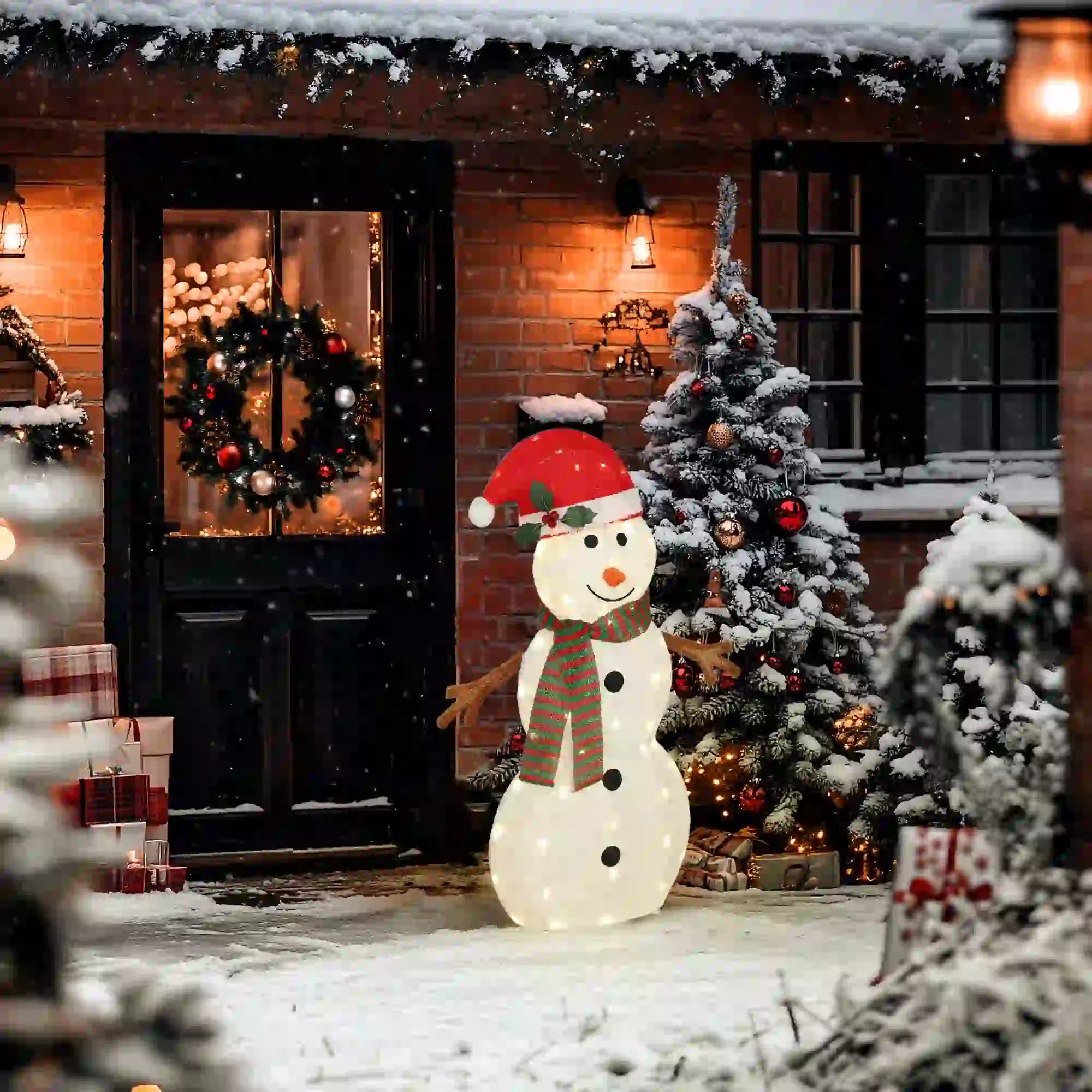 LED Christmas Snowman Decoration, Outdoor, IP44 Waterproof Christmas Decorations at Gallery Canada