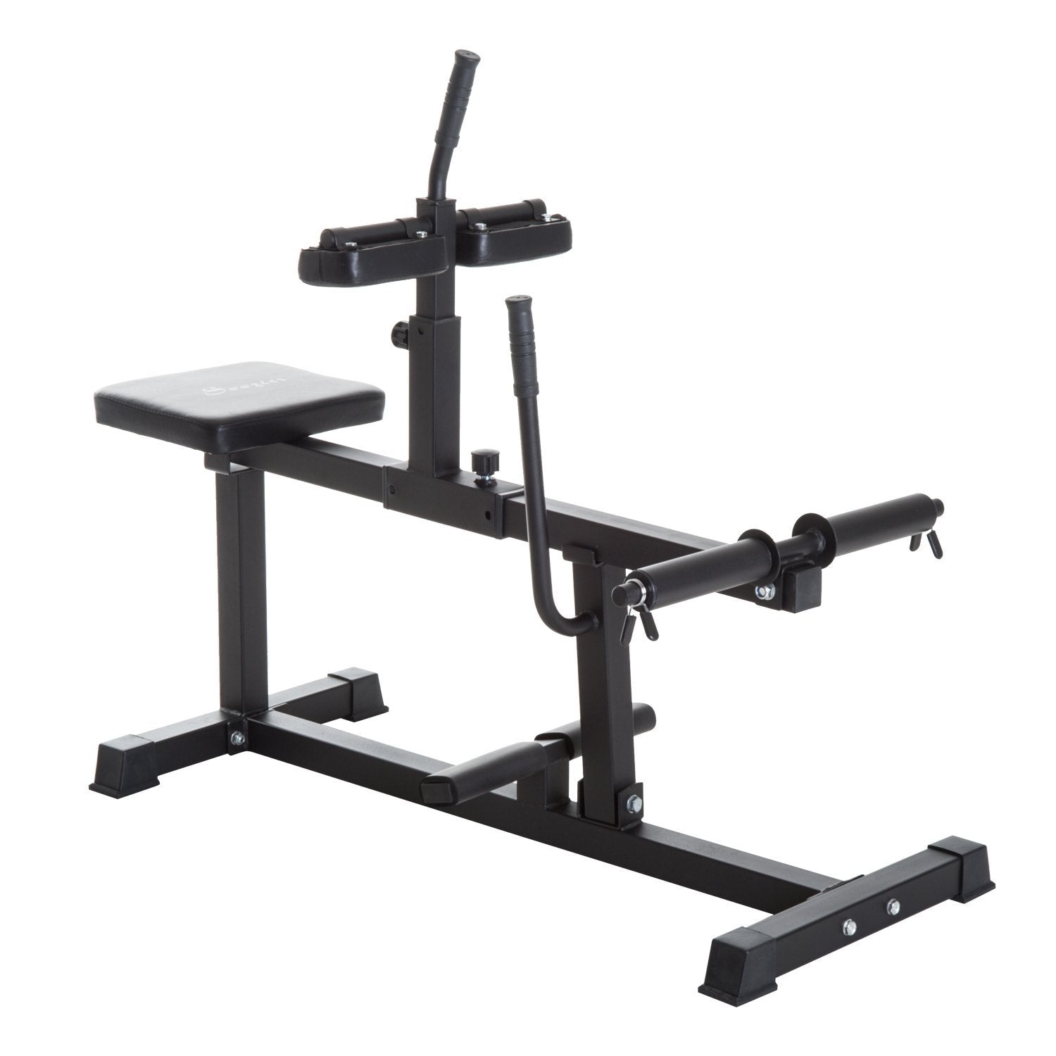 Adjustable Seated Calf Raise Machine, Steel Leg Press Machine, Strength Training Gym Equipment for Legs, Waist And Arms, Black - Gallery Canada