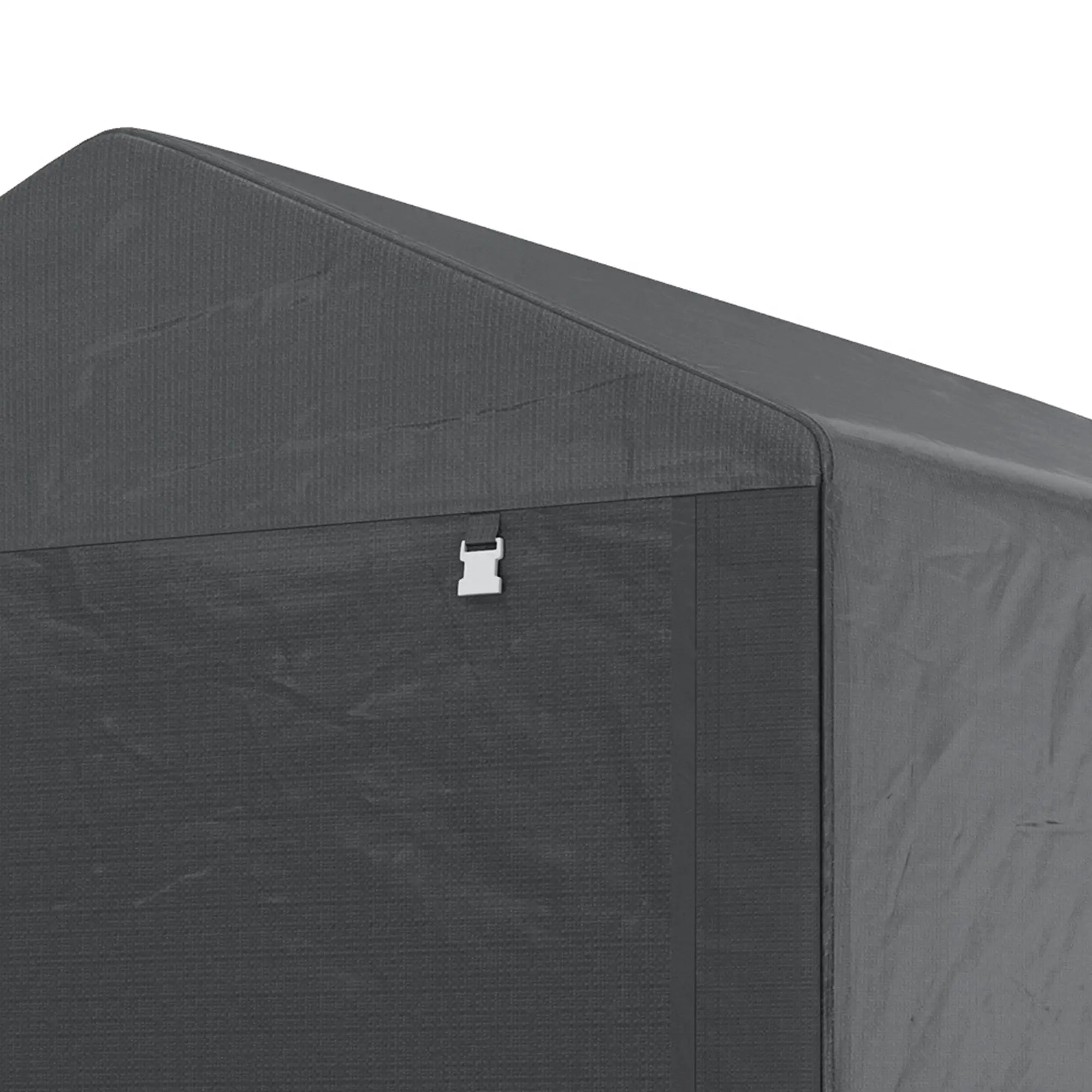 Portable Bicycle Shed, Galvanised Steel Frame, Large Door, Waterproof, Dark Grey Sheds at Gallery Canada