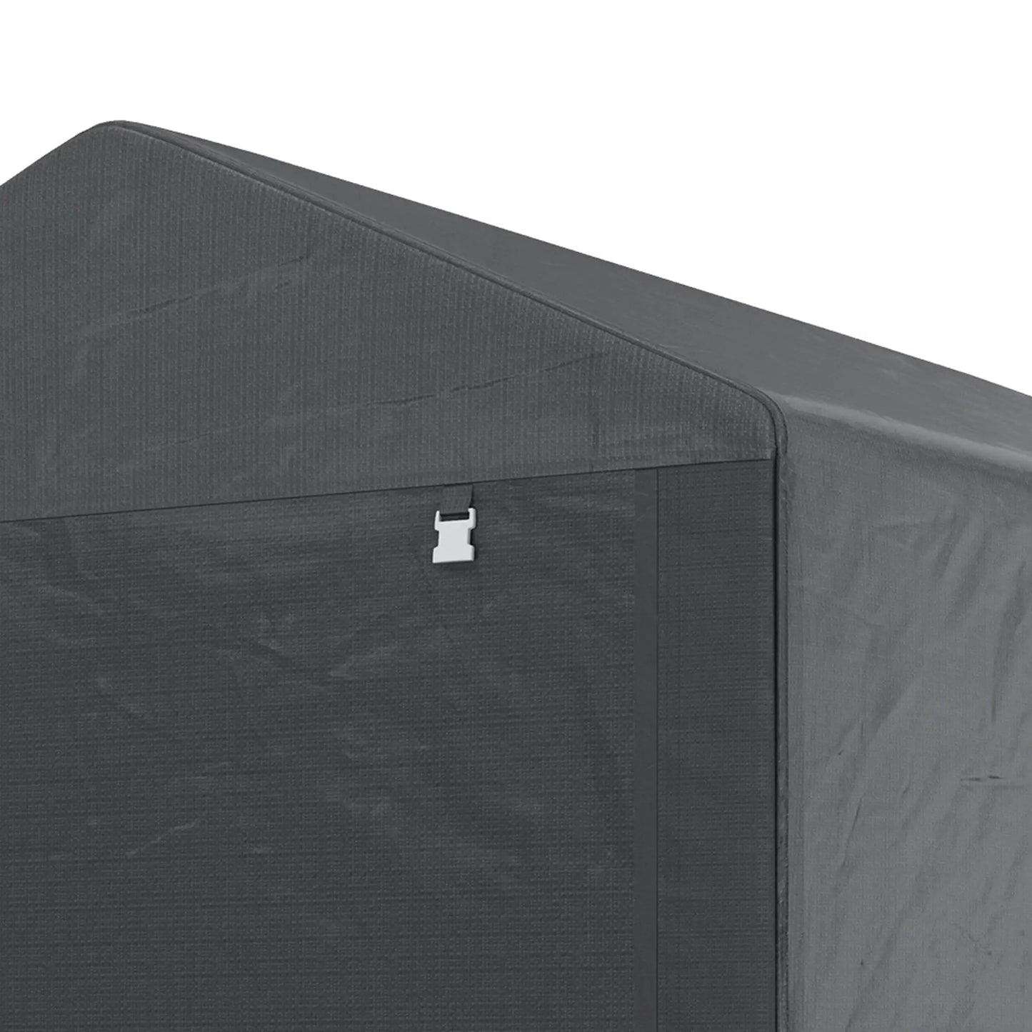Portable Bicycle Shed, Galvanised Steel Frame, Large Door, Waterproof, Dark Grey Sheds at Gallery Canada