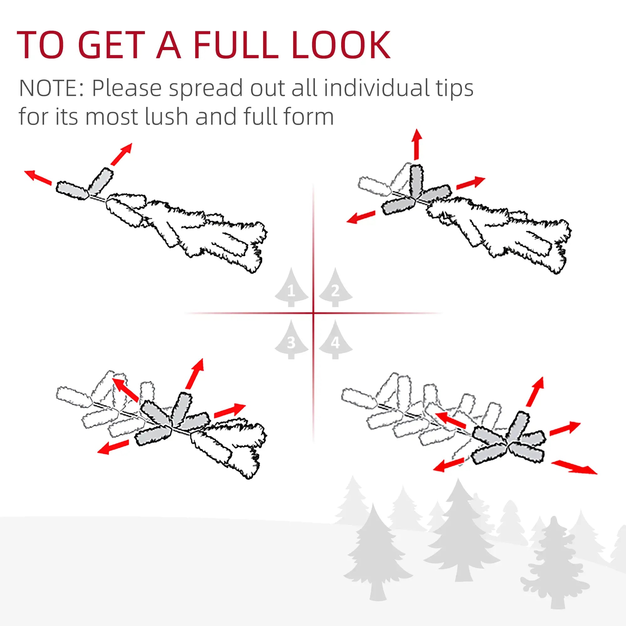 6 FT Christmas Tree, Classic Holiday Indoor Decoration, White White Christmas Trees at Gallery Canada