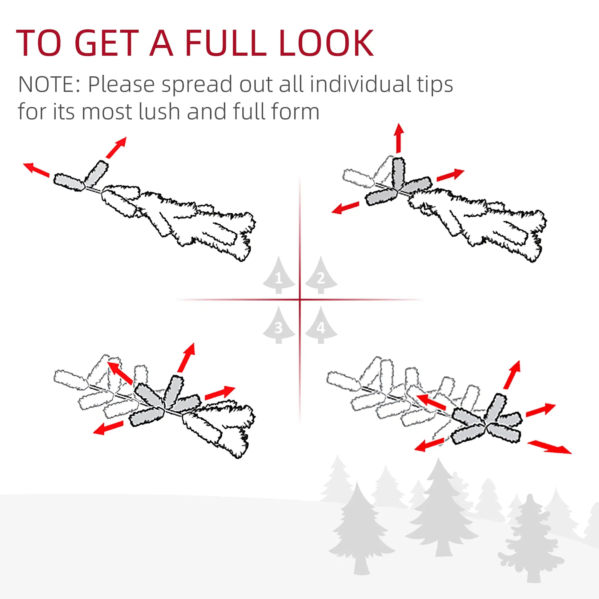 6 FT Christmas Tree, Classic Holiday Indoor Decoration, White White Christmas Trees at Gallery Canada